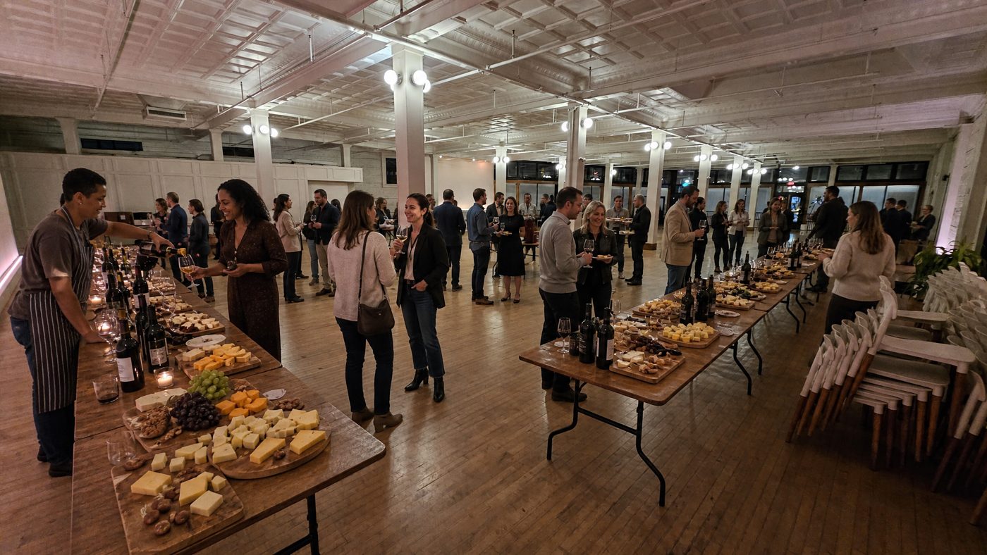Photo from a past Cheese, Wine & Chocolate Fest